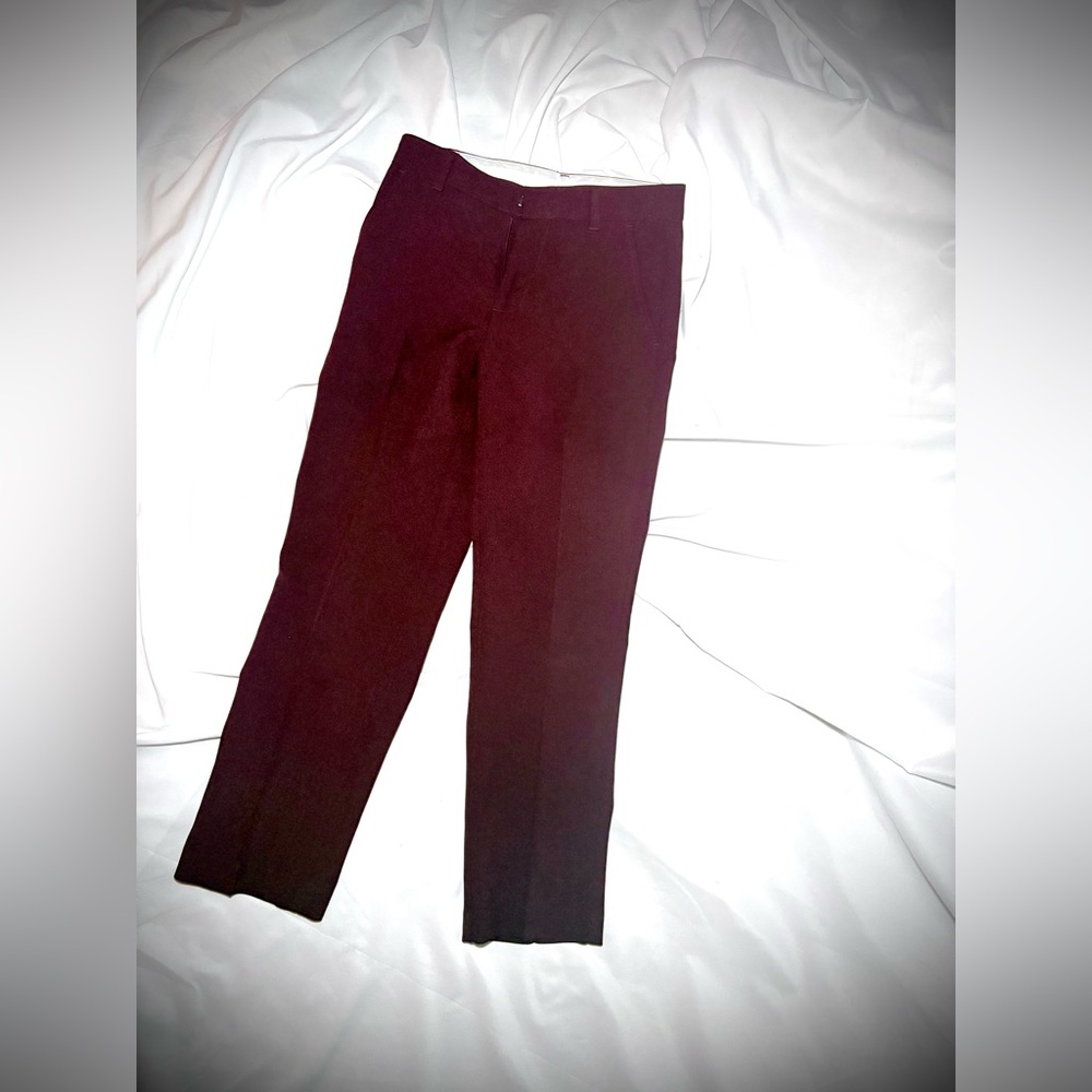 Elegant Kids' Burgundy Formal Trousers